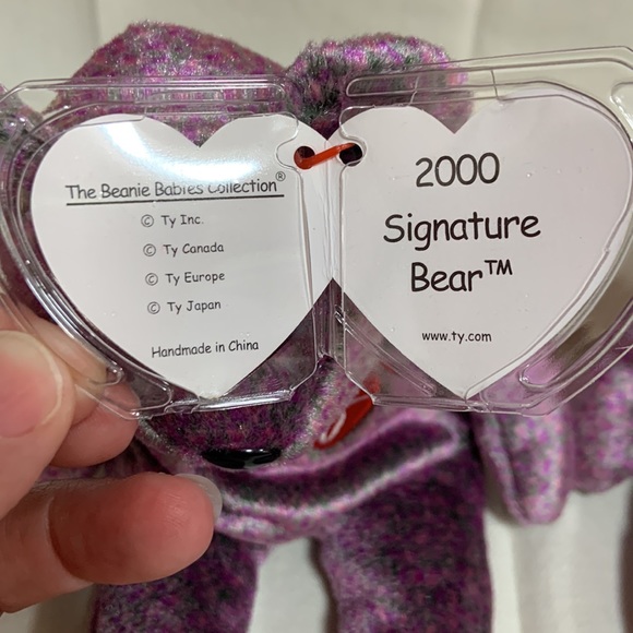 2000 SIGNATURE BEAR BEANIE BABY - Picture 2 of 8